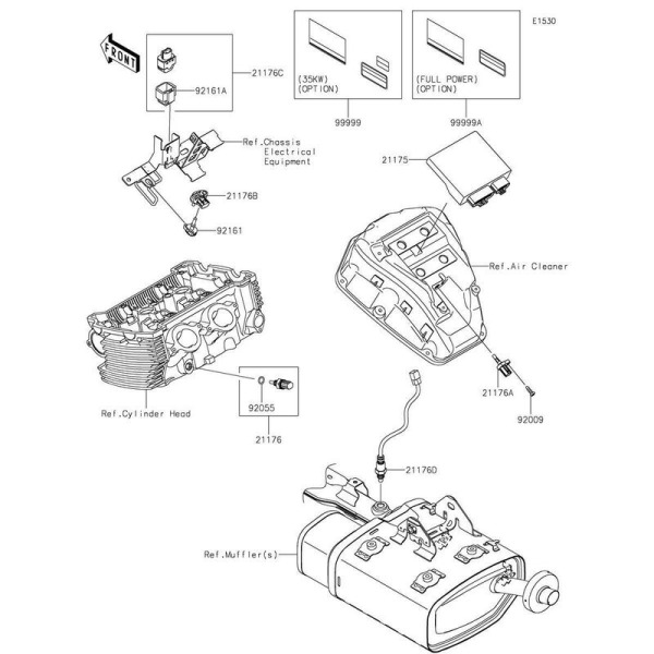 Kawasaki RESTRICTOR KIT 35KW
